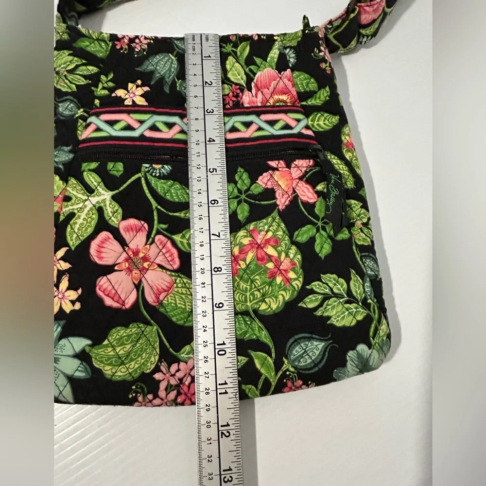 Vera Bradley Floral Cotton Crossbody Shoulder Purse Bag - Picture 8 of 12